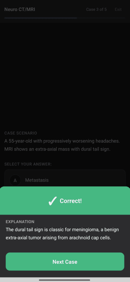 Correct Answer Feedback