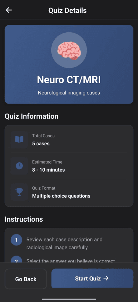 Neuro CT/MRI Quiz